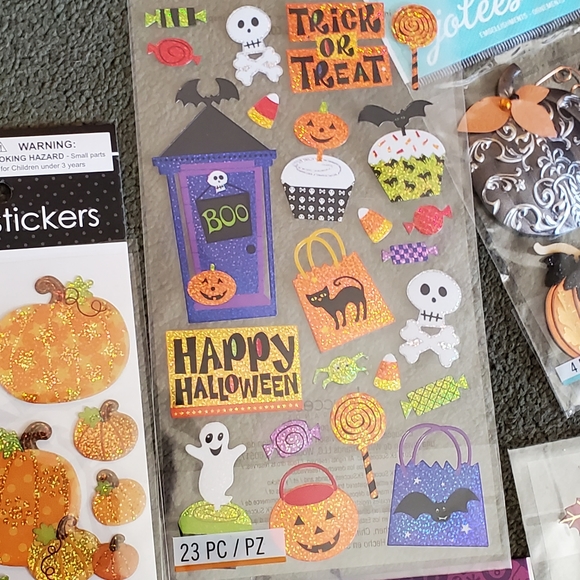 20+ Packs Fall Halloween Sticker Lot - Picture 7 of 17